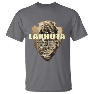 Chief Spotted Elk Lakhota Lakota Sioux Native American Indian T Shirt TS11 Charcoal Print Your Wear