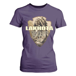 Chief Spotted Elk Lakhota Lakota Sioux Native American Indian T Shirt For Women TS11 Purple Print Your Wear