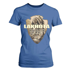 Chief Spotted Elk Lakhota Lakota Sioux Native American Indian T Shirt For Women TS11 Royal Blue Print Your Wear