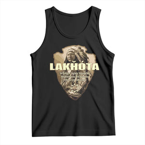 Chief Spotted Elk Lakhota Lakota Sioux Native American Indian Tank Top TS11 Black Print Your Wear