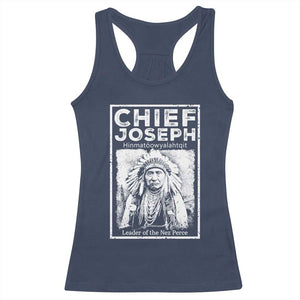 Native American Chief Joseph Racerback Tank Top Leader Of The Nez Perce Indian History TS11 Navy Print Your Wear