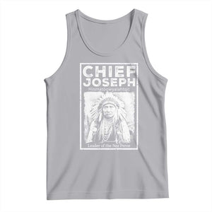 Native American Chief Joseph Tank Top Leader Of The Nez Perce Indian History TS11 Athletic Heather Print Your Wear