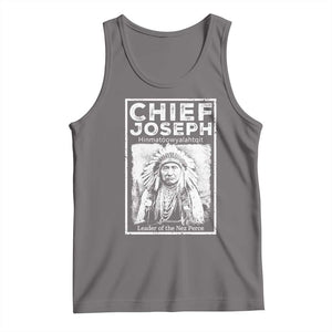 Native American Chief Joseph Tank Top Leader Of The Nez Perce Indian History TS11 Deep Heather Print Your Wear