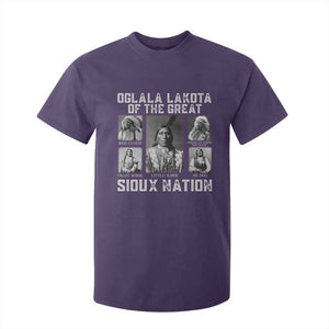Oglala Lakota Of The Great Sioux Nation T Shirt For Kid Native American Chiefs TS11 Purple Print Your Wear