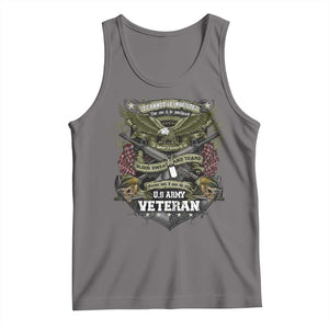 US Military Army Veteran Tank Top It Cannot Be Inherited Nor Can It Be Purchased I Have Earned It TS11 Deep Heather Print Your Wear