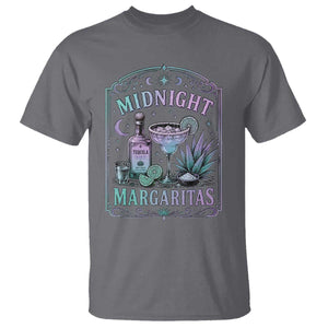 Midnight Margaritas Halloween Witch Cocktail Lover T Shirt TS11 Charcoal Print Your Wear