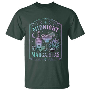 Midnight Margaritas Halloween Witch Cocktail Lover T Shirt TS11 Dark Forest Green Print Your Wear