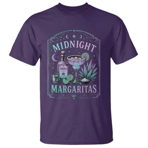 Midnight Margaritas Halloween Witch Cocktail Lover T Shirt TS11 Purple Print Your Wear