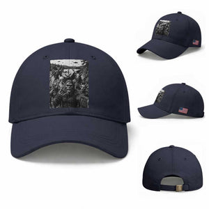 Funny Cryptid Creatures Selfie Baseball Cap Bigfoot Alien Cryptozoology Fantasy Mythical Monsters