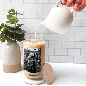 Funny Cryptid Creatures Selfie Glass Can Bigfoot Alien Cryptozoology Fantasy Mythical Monsters