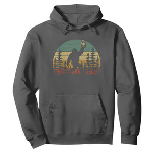 Funny Bigfoot Pickles Lover Hoodie Retro Sasquatch Cucumber Food Lover