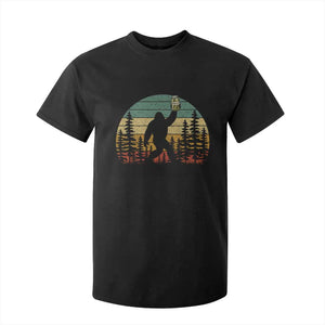 Funny Bigfoot Pickles Lover T Shirt For Kid Retro Sasquatch Cucumber Food Lover