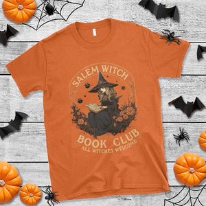 Salem Witch Book Club All Witches Welcome T Shirt Halloween Book Lover TS11 Orange Print Your Wear
