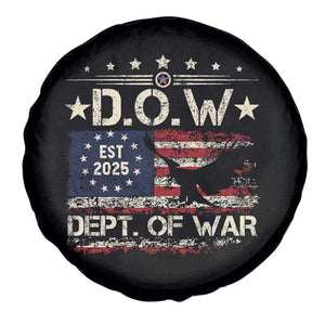 Dept Of War Est 2025 Spare Tire Cover DOW Military Patriotic American Flag TS11 Print Your Wear