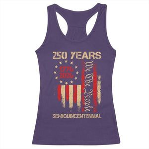 250 Years Semiquincentennial Racerback Tank Top 250th America Anniversary Independence Day TS11 Purple Print Your Wear