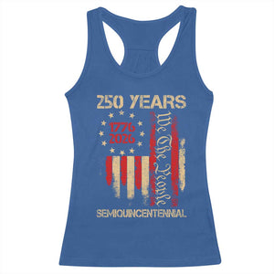 250 Years Semiquincentennial Racerback Tank Top 250th America Anniversary Independence Day TS11 Royal Blue Print Your Wear