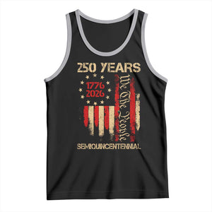 250 Years Semiquincentennial Tank Top 250th America Anniversary Independence Day TS11 Black Athletic Heather Print Your Wear