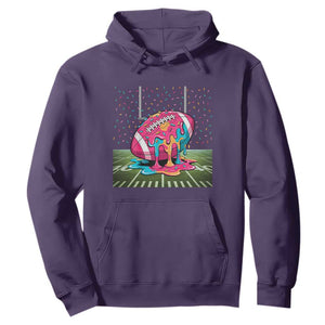 American Football Sprinkles Ice Cream Drip Field Goal Hoodie TS11 Purple Print Your Wear