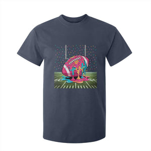 American Football Sprinkles Ice Cream Drip Field Goal T Shirt For Kid TS11 Navy Print Your Wear