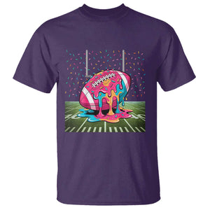 American Football Sprinkles Ice Cream Drip Field Goal T Shirt TS11 Purple Print Your Wear