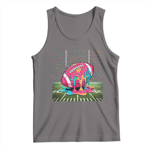 American Football Sprinkles Ice Cream Drip Field Goal Tank Top TS11 Deep Heather Print Your Wear