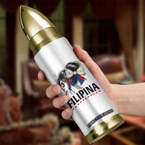 Filipina Girl Philippines Flag Proud Pinay Bullet Tumbler TS11 Print Your Wear