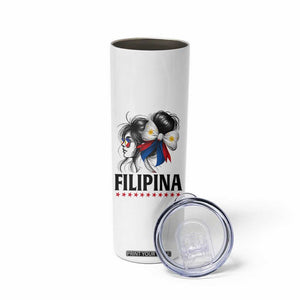 Filipina Girl Philippines Flag Proud Pinay Skinny Tumbler TS11 Print Your Wear