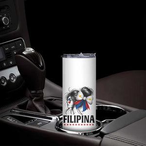 Filipina Girl Philippines Flag Proud Pinay Skinny Tumbler TS11 Print Your Wear