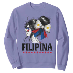 Filipina Girl Philippines Flag Proud Pinay Sweatshirt TS11 Violet Print Your Wear
