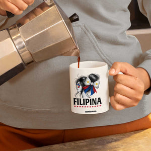 Filipina Girl Philippines Flag Proud Pinay Coffee Mug TS11 Print Your Wear