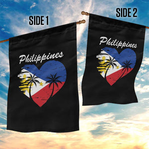 Filipino Pride Garden Flag Pinoy Vintage Philippines Flag Heart TS11 Print Your Wear