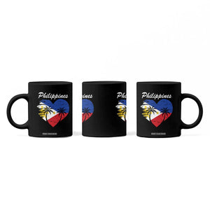 Filipino Pride Coffee Mug Pinoy Vintage Philippines Flag Heart TS11 Print Your Wear
