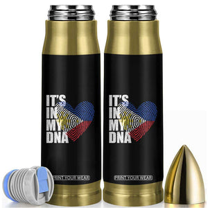 Filipino Pride Bullet Tumbler Its In My DNA Patriotic Philippines Flag TS11 Black Print Your Wear
