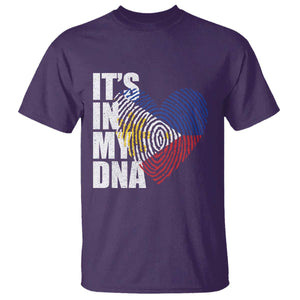 Filipino Pride T Shirt Its In My DNA Patriotic Philippines Flag TS11 Purple Print Your Wear
