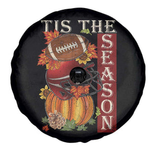 Thanksgiving Tis The Season Spare Tire Cover American Football Pumpkin Fall Season TS11 Print Your Wear