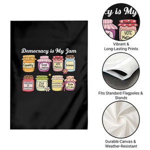 Democracy Is My Jam Garden Flag Social Justice Protest Resist TS11 Print Your Wear