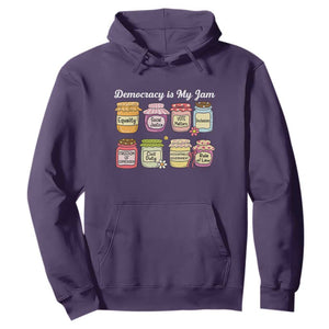 Democracy Is My Jam Hoodie Social Justice Protest Resist TS11 Purple Print Your Wear