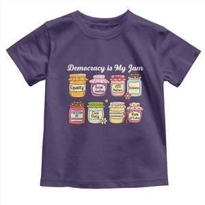 Democracy Is My Jam Toddler T Shirt Social Justice Protest Resist TS11 Purple Print Your Wear