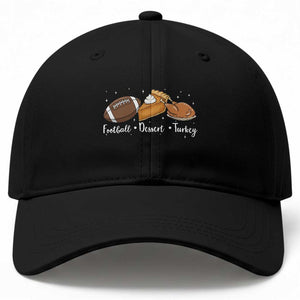Funny Political Fall Season Baseball Cap Football Dessert Turkey Thanksgiving TS11 Print Your Wear