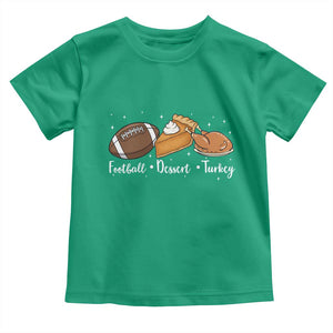 Funny Political Fall Season Toddler T Shirt Football Dessert Turkey Thanksgiving TS11 Irish Green Print Your Wear