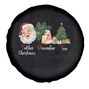 Funny Political Christmas Spare Tire Cover Father Christmas December Tree TS11 Print Your Wear