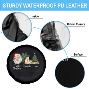 Funny Political Christmas Spare Tire Cover Father Christmas December Tree TS11 Print Your Wear