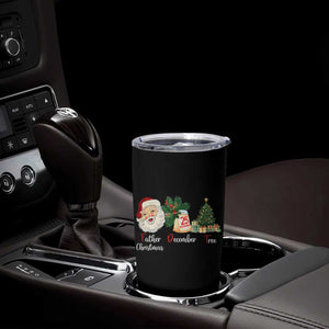 Funny Political Christmas Tumbler Cup Father Christmas December Tree TS11 Print Your Wear