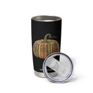 Book Pumpkin Autumn Fall Librarians Bookworm Teacher Tumbler Cup TS11 Print Your Wear