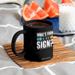 Funny Ski Snowboard Whats Your Sign Coffee Mug TS11 Print Your Wear