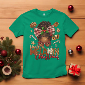 Have A Melanin Christmas African American Girl Xmas T Shirt TS11 Irish Green Print Your Wear