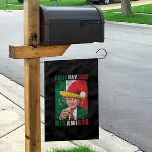 Christmas In Mexico Trump Garden Flag Feliz Navidad Mis Amigos Santa Trump Tequila Shot TS11 Print Your Wear