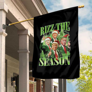 Funny Trump Christmas Garden Flag Rizz The Season Santa Trump Elf 47th US President TS11 Print Your Wear