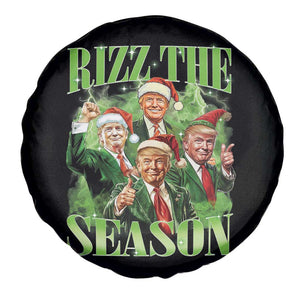 Funny Trump Christmas Spare Tire Cover Rizz The Season Santa Trump Elf 47th US President TS11 Print Your Wear