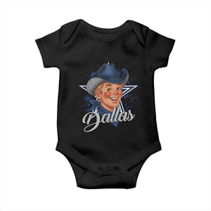 DFC Game Day Baby Onesie Funny Blue Star Sport Fan Football Game TS11 Black Print Your Wear